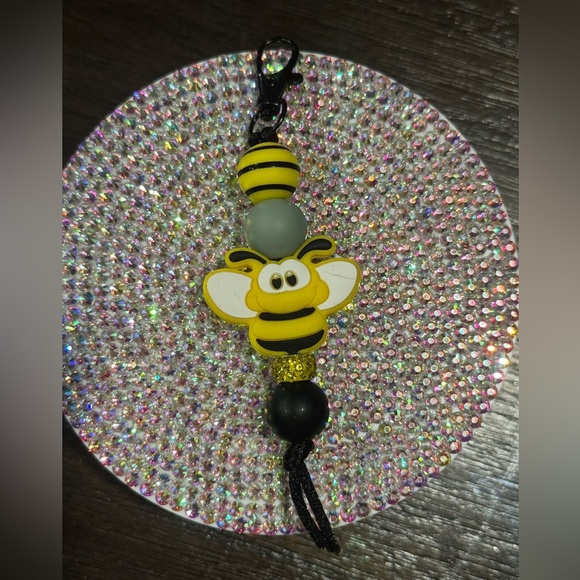 Bee-Themed Kids Keychain Accessory - Picture 1 of 2